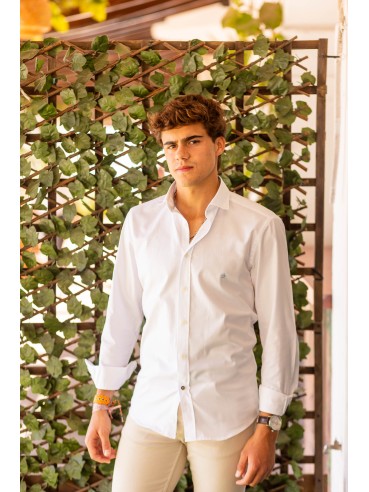 CAMISA DYE FOOT BLANCA